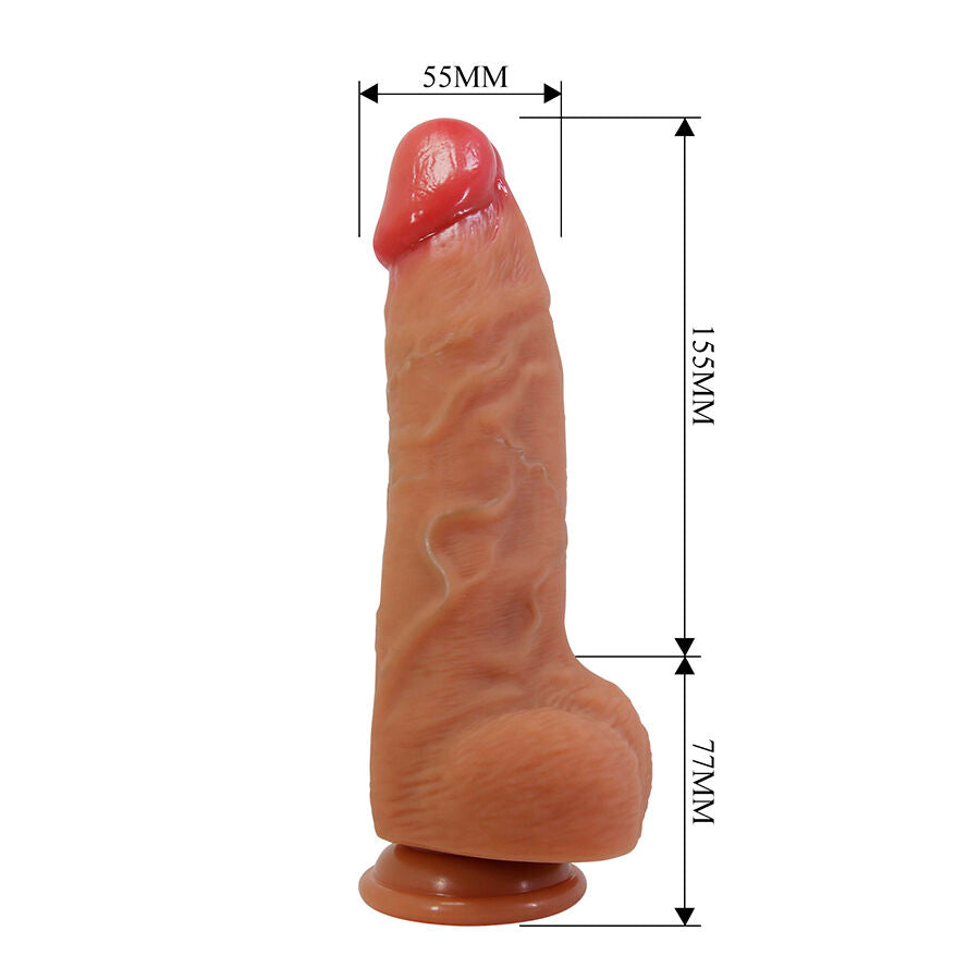 PRETTY LOVE - NAJM REALISTISCHE DILDO MET ZUIGNAP 23,2 CM -Ø- 5,5 CM