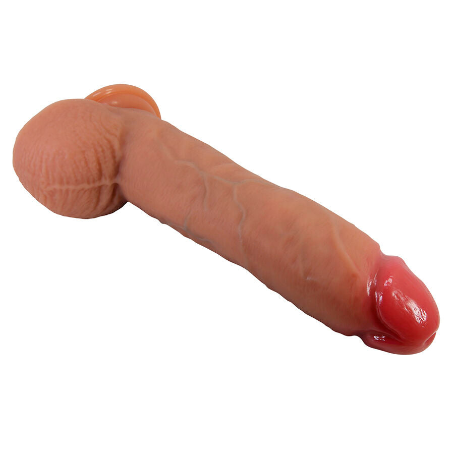 PRETTY LOVE - MENDEL REALISTISCHE DILDO MET ZUIGNAP 25,5 CM -Ø- 5,6 CM