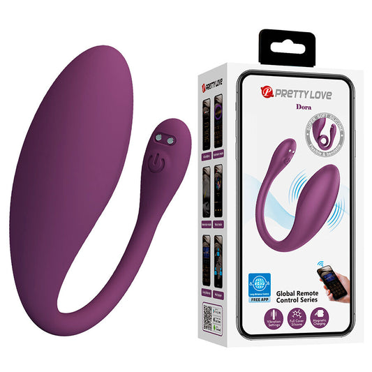 PRETTY LOVE - DORA ONZICHTBARE VIBRATOR MET GRATIS APP