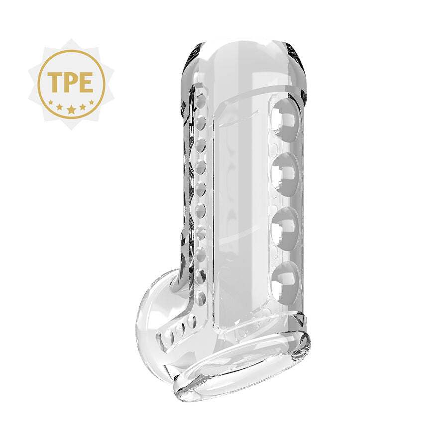 PRETTY LOVE - TRANSPARANTE GETEXTUREERDE PENISHOES