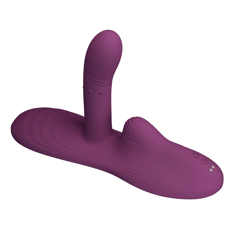 PRETTY LOVE - LUKA ZIT-VIBRATOR MET WARMTED EFFECT EN AFSTANDSBEDIENING