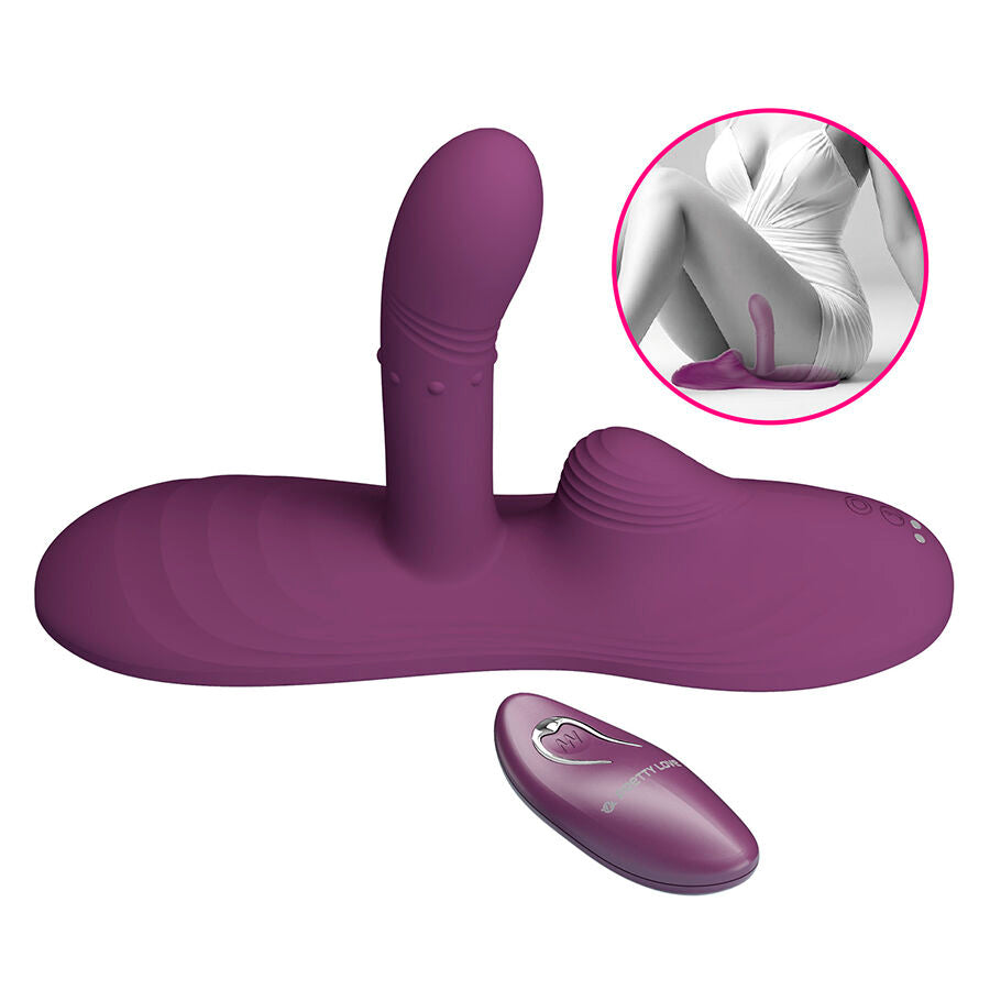 PRETTY LOVE - LUKA ZIT-VIBRATOR MET WARMTED EFFECT EN AFSTANDSBEDIENING