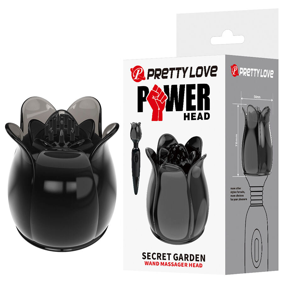 PRETTY LOVE - SECRET GARDEN ZWARTE MASSAGEKOP