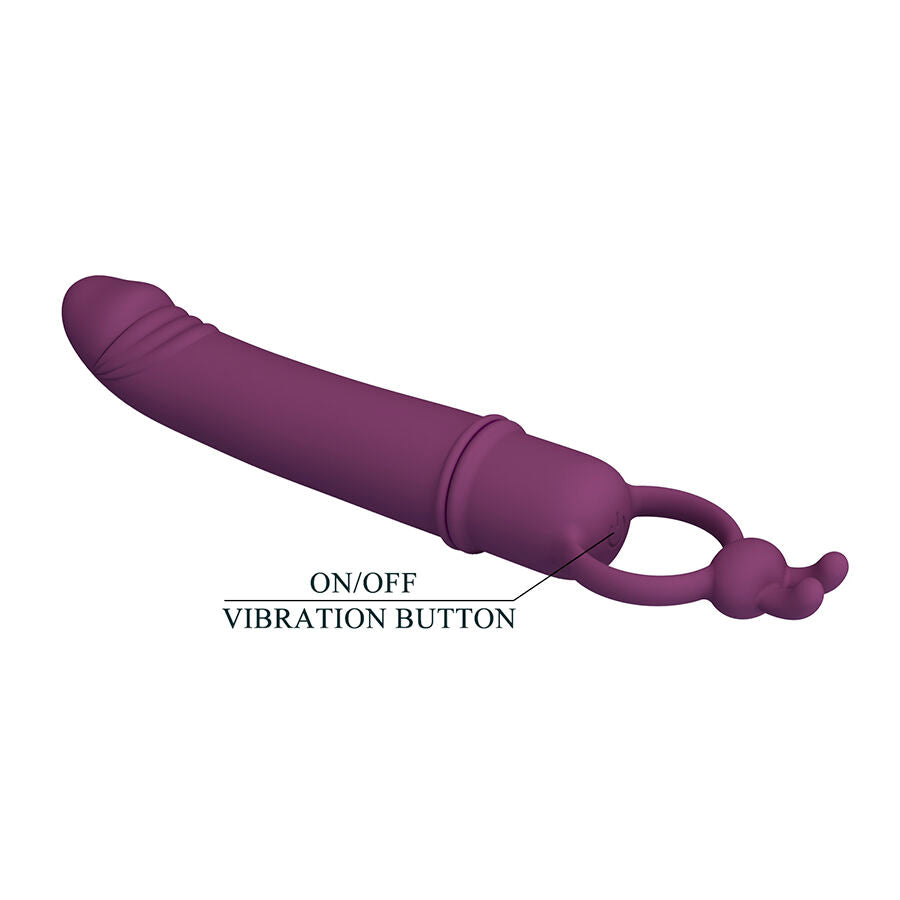 PRETTY LOVE - CORA VIBRATOR PENISVORM MET WEERSTANDSRING