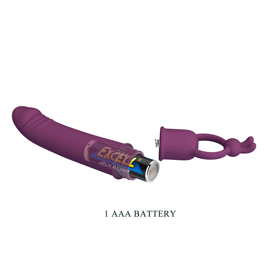 PRETTY LOVE - CORA VIBRATOR PENISVORM MET WEERSTANDSRING
