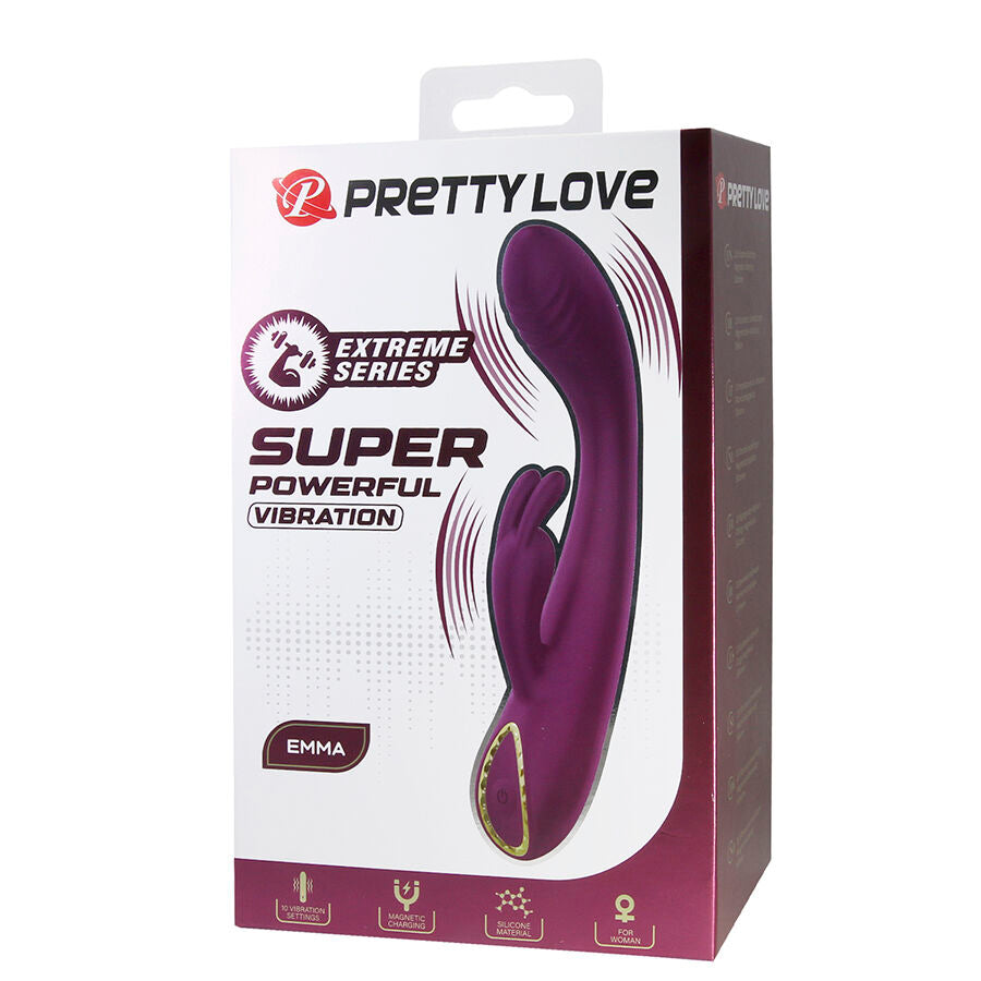 PRETTY LOVE - EMMA KONIJN PAARSE VIBRATOR MET STIMULATOR