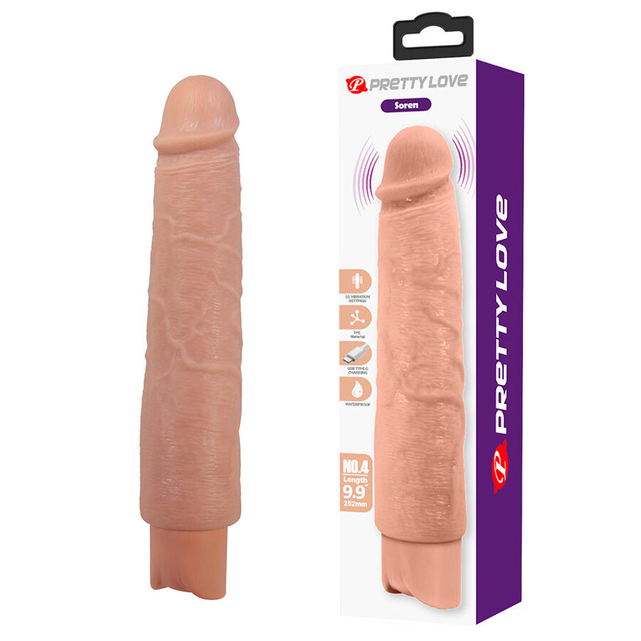 PRETTY LOVE - SOREN FLEXIBELE REALISTISCHE VIBRATOR