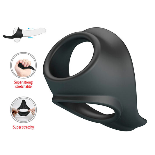 CRAZY BULL - ZADOK ERGONOMISCHE RING MET PERINEUMSTIMULATOR