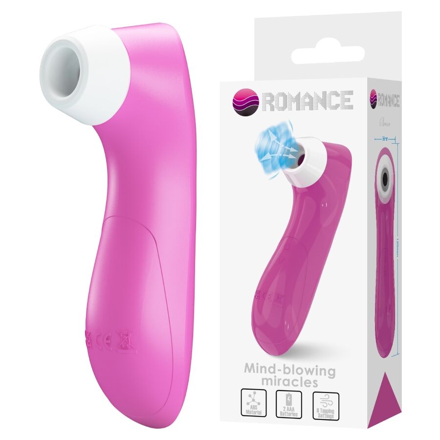 ROMANCE - CLITORALE ZUIGAPPARAAT MET ROZE PULSATIE TECHNOLOGIE