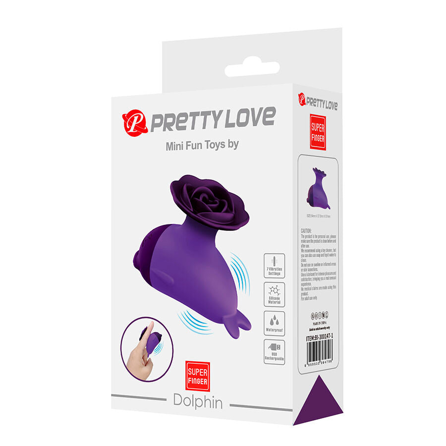 PRETTY LOVE - DOLPHIN MINIVIBRATOR MET CLIP
