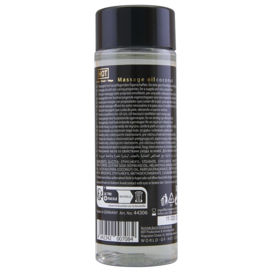 HOT - MASSAGEOLIE KOKOSNOOT 100 ML