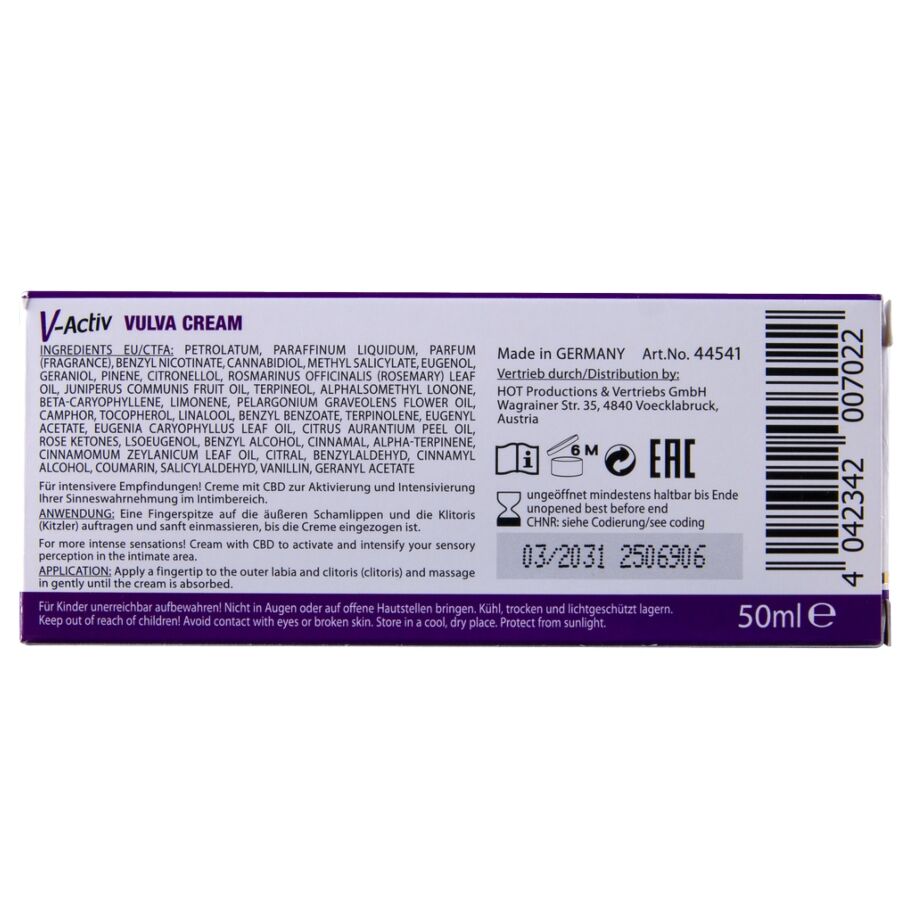 HOT - VULVACRÈME MET CBD 50ML