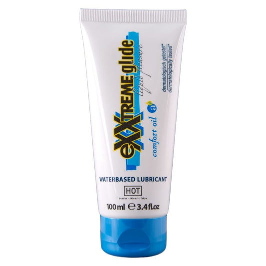 HOT - EXXTREME GLIDE GLIJMIDDEL OP WATERBASIS + COMFORT OLIE A+ 100 ML