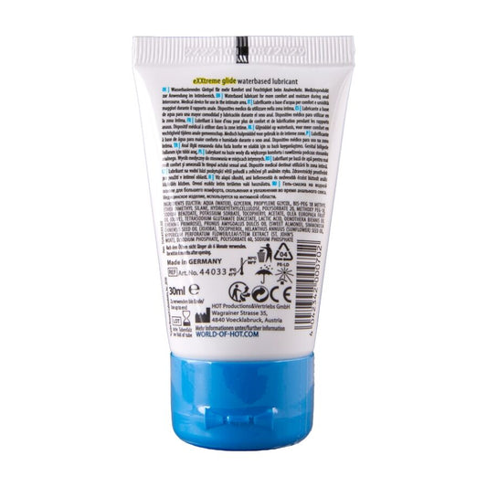 HOT - EXXTREME GLIDE GLIJMIDDEL OP WATERBASIS + COMFORT OLIE A+ 30 ML