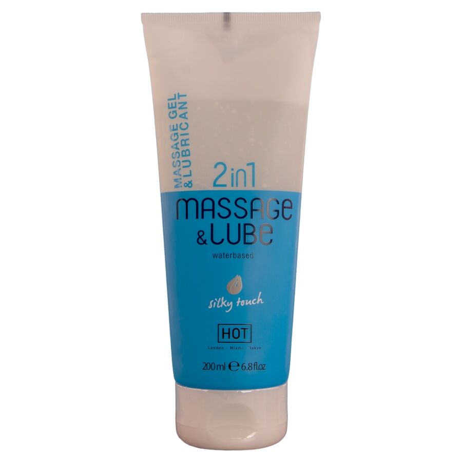 HOT - MASSAGE & GLIJMIDDEL 2IN1 SILKY TOUCH 200 ML