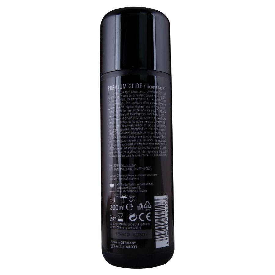 HOT - PREMIUM SILICONE GLIDE GLIBMIDDEL OP SILICONENBASIS 200 ML