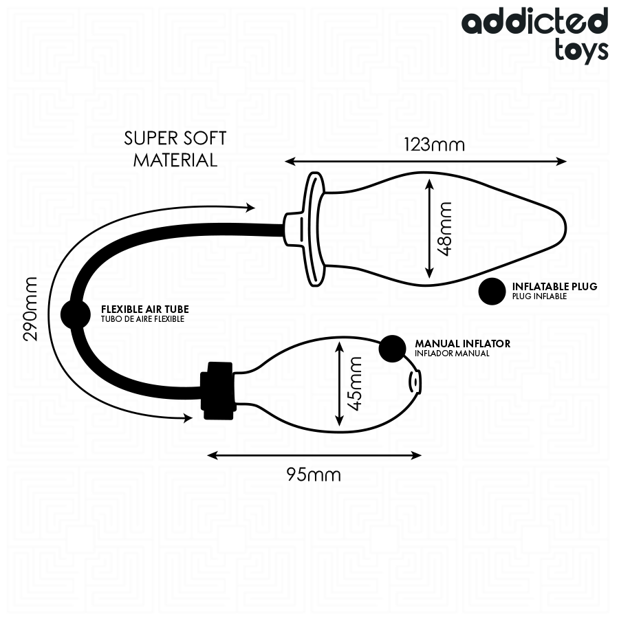 ADDICTED TOYS - OPBLAASBARE BUTT PLUG MODEL 2