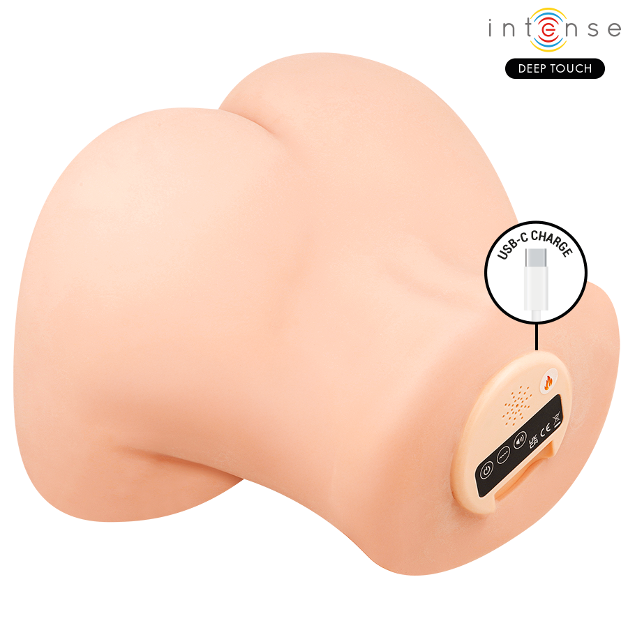 INTENSE DIEPE AANRAKING - GINGER VAGINALE MASTURBATOR MET ZUIGKRACHT, WARMTE, TRILLING EN STEMEFFECTEN MET AFSTANDSBEDIENING 5.3 KG