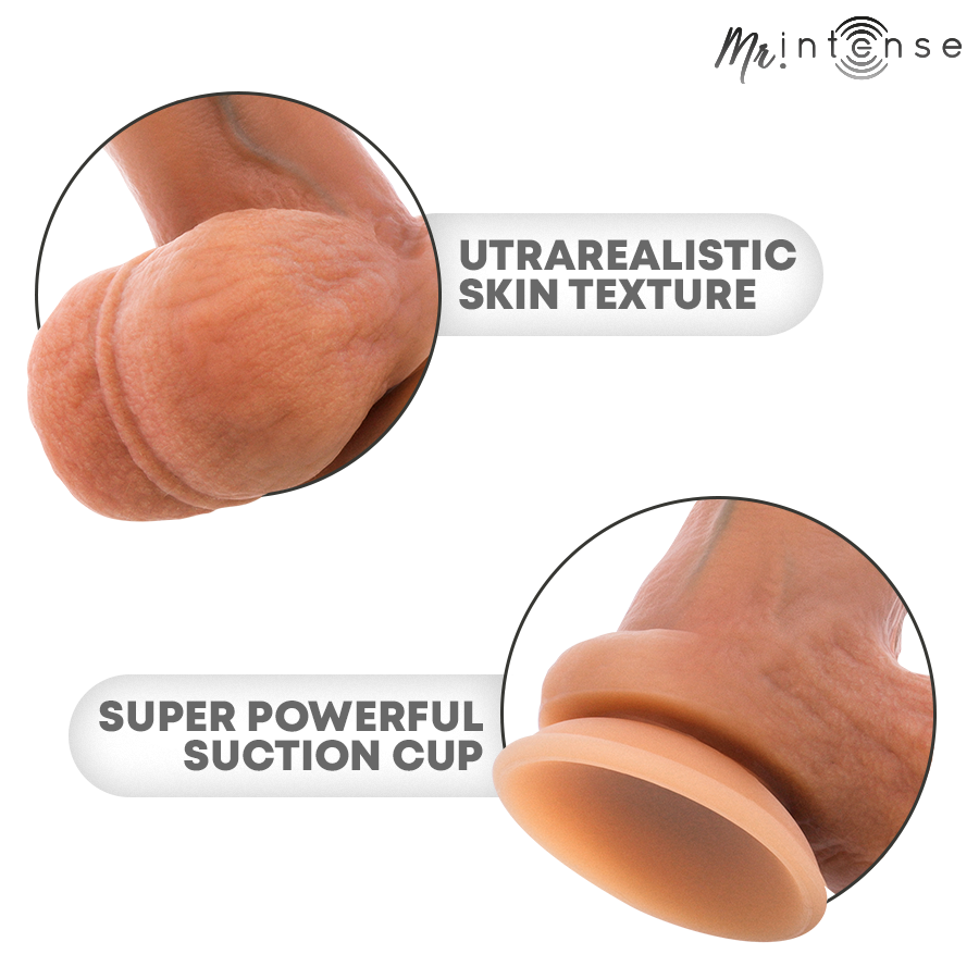 MR INTENSE - GARY M ULTRA-REALISTIC SILICONE COCK WITH TESTICLES 20 CM -Ø- 4.2 CM