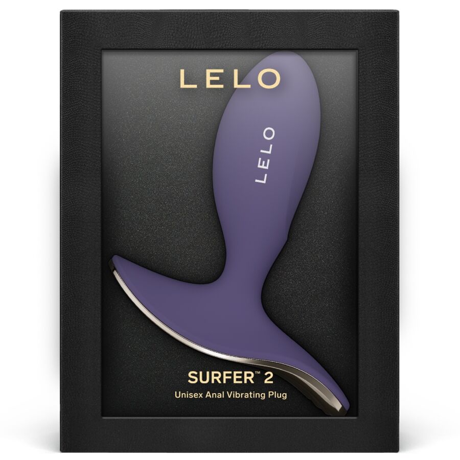 LELO - SURFER 2 UNISEX ANAL VIBRERENDE PLUG CYBER PAARS