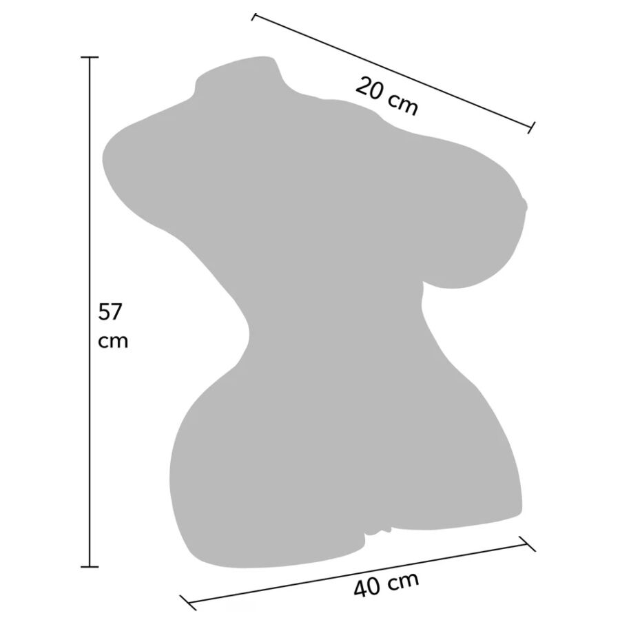 VERBORGEN VERLANGEN - MELKENDE MEGA SLET VROUWELIJKE MASTURBATOR TORSO 22 KG