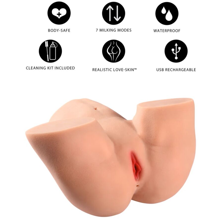 VERBORGEN VERLANGEN - GROTE BILLEN MELKENDE TEEF VROUWELIJKE MASTURBATOR 16 KG