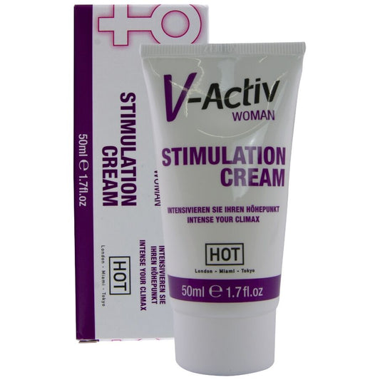 HOT - V-ACTIV STIMULATIE CRÈME VOOR VROUWEN 50 ML