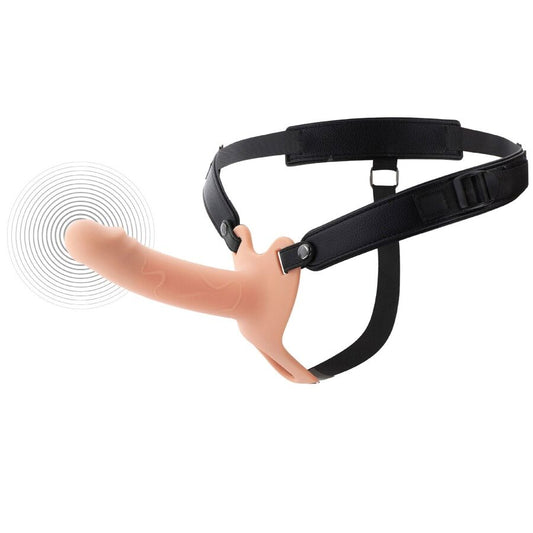 VERBORGEN VERLANGEN - INFERNO TRILLENDE PENISHOES STRAP-ON 16 CM