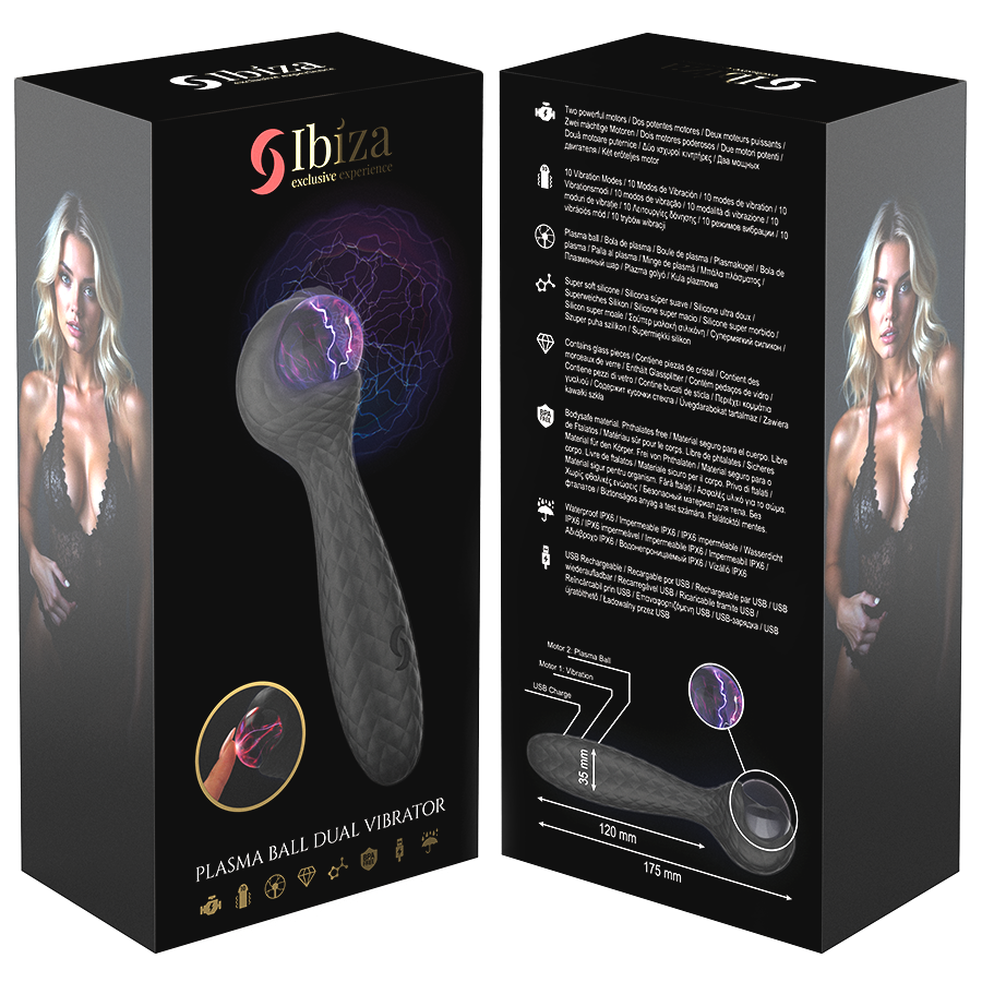 IBIZA - PLASMA BOL VIBRATOR EN STIMULATOR