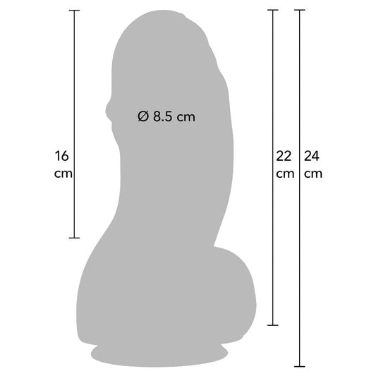 VERBORGEN VERLANGEN - INFERNO FAT BOYS DILDO 22 CM