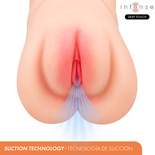 INTENSE DIEPE AANRAKING - KRISTA VAGINALE MASTURBATOR MET ZUIG-, TRILLINGS- EN STEMEFFECT 1.2 KG