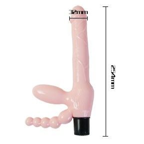 BAILE - TPR TOUWHOOS TUIGJE MET TRILLING EN ANALE STIMULATIE 25,4 CM
