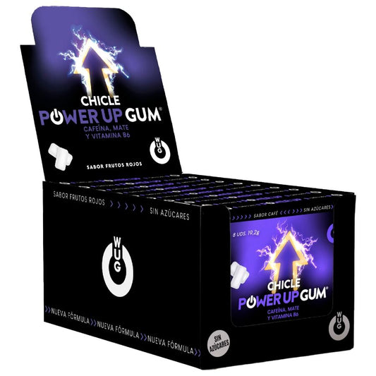WUG POWER UP - ENERGIEBOOST & FOCUSVERBETERAAR | DISPLAY 12 X 8 STUKS