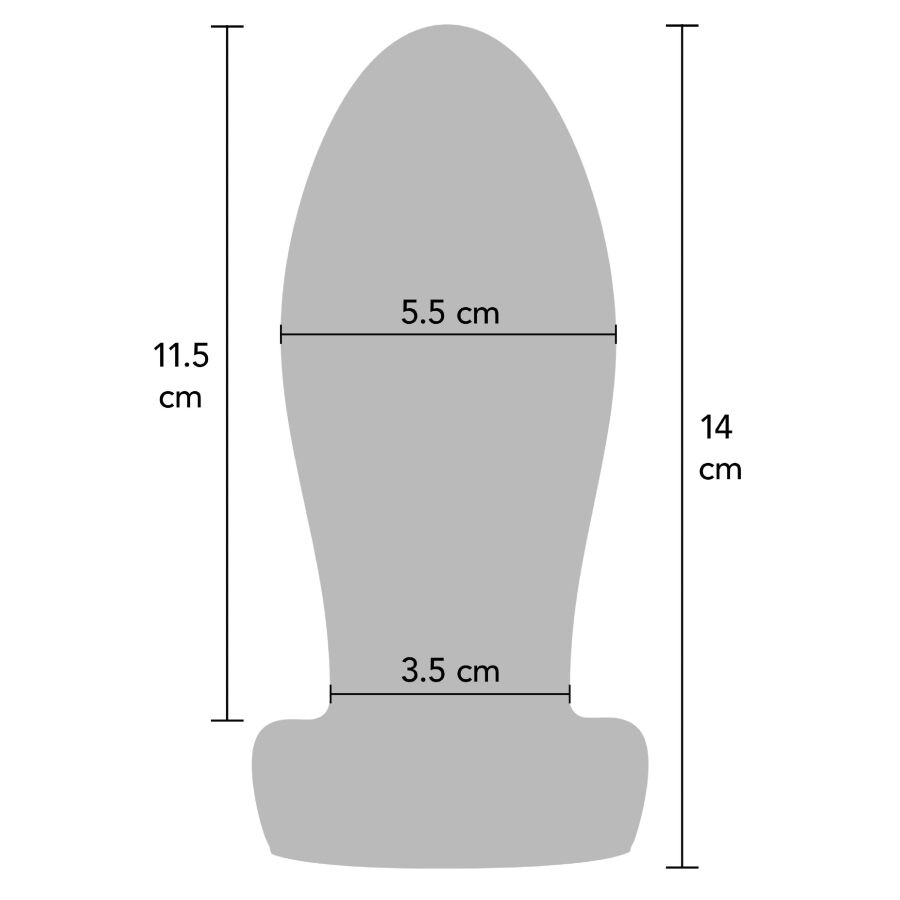VERBORGEN VERLANGEN - EXTREME ZWARE ANAL REKPLUG MEDIUM