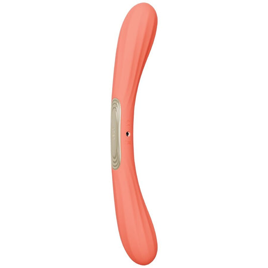 LELO - BOOMERANG DUBBELZIJDIGE VIBRATOR KORAALROOD