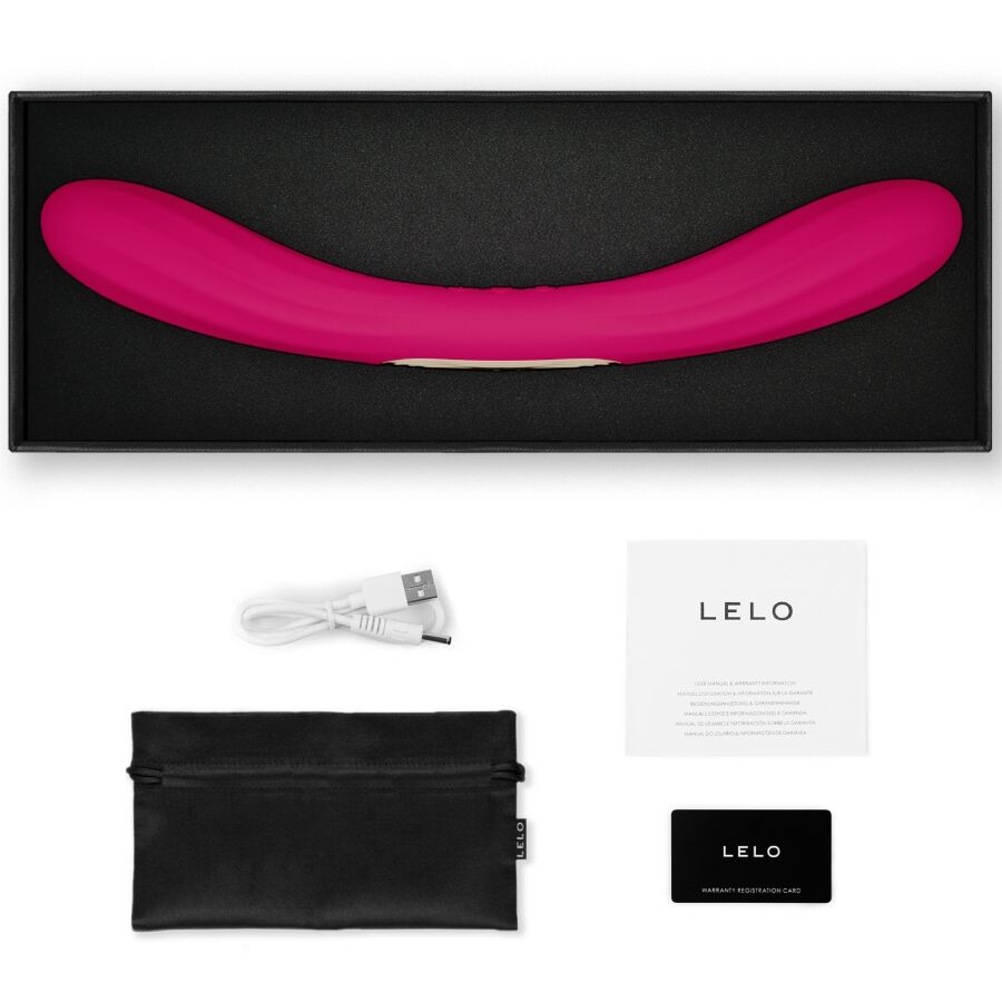 LELO - BOOMERANG DUBBELZIJDIGE VIBRATOR CERISE