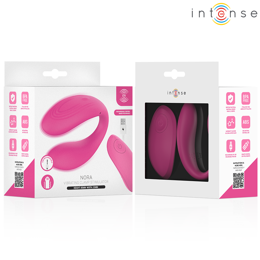 INTENSE - NORA TRILLENDE KLEM STIMULATOR ROZE