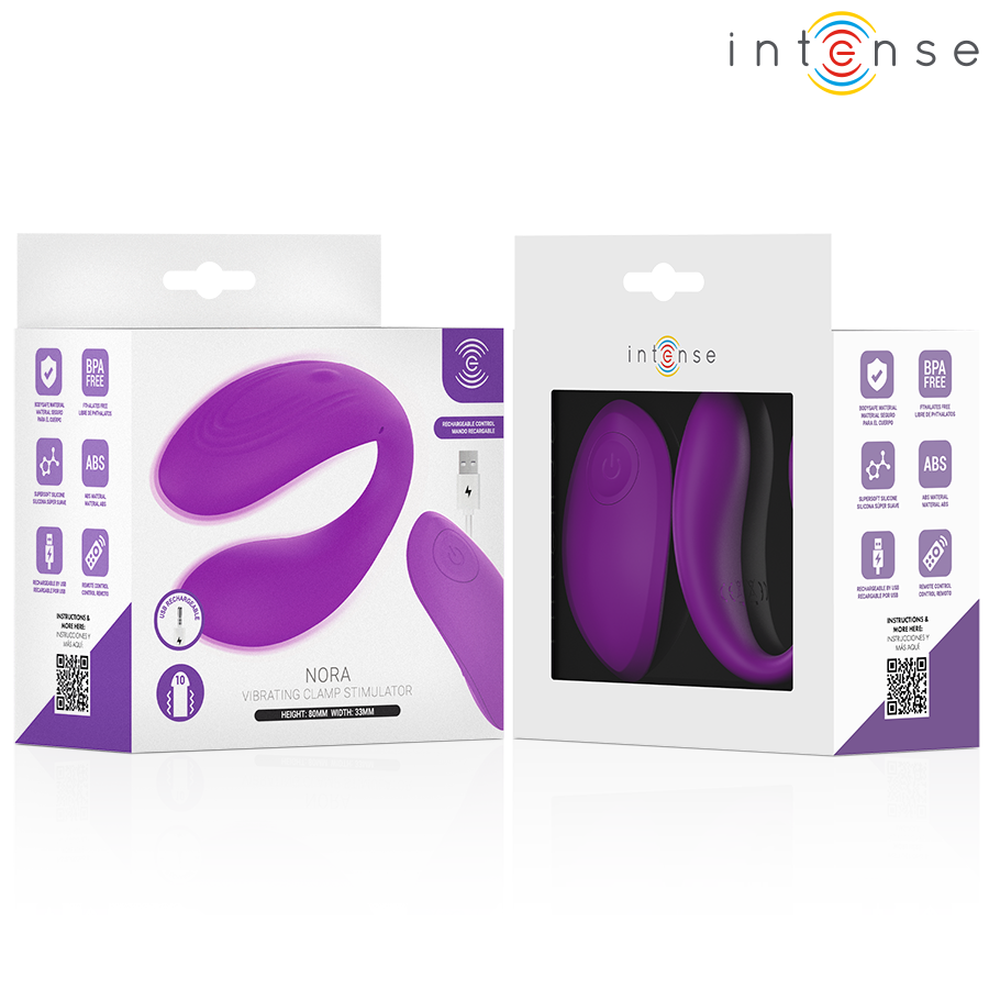 INTENS - NORA TRILLENDE KLEMSTIMULATOR PAARS