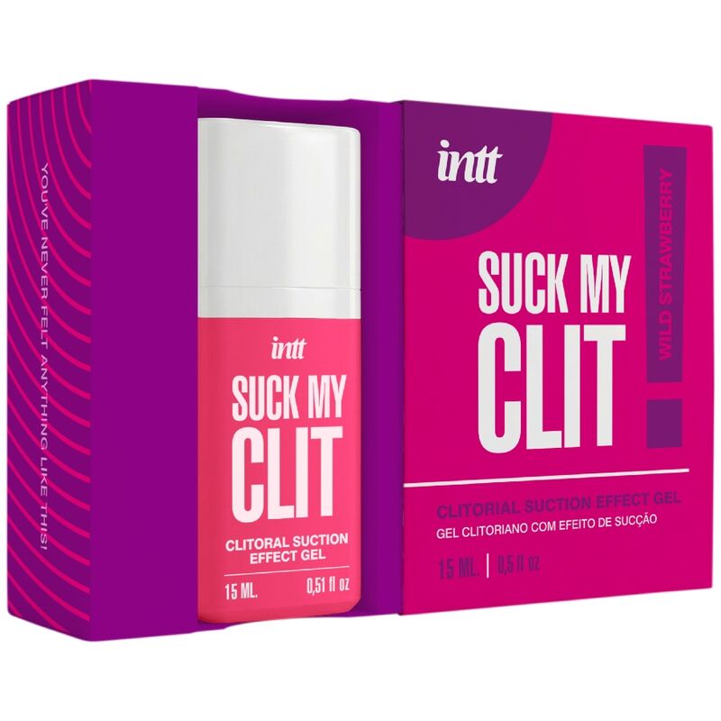 INTT - SUCK MY CLIT ZUIGEFFECT GEL WILDE AARDBEI 15 ML