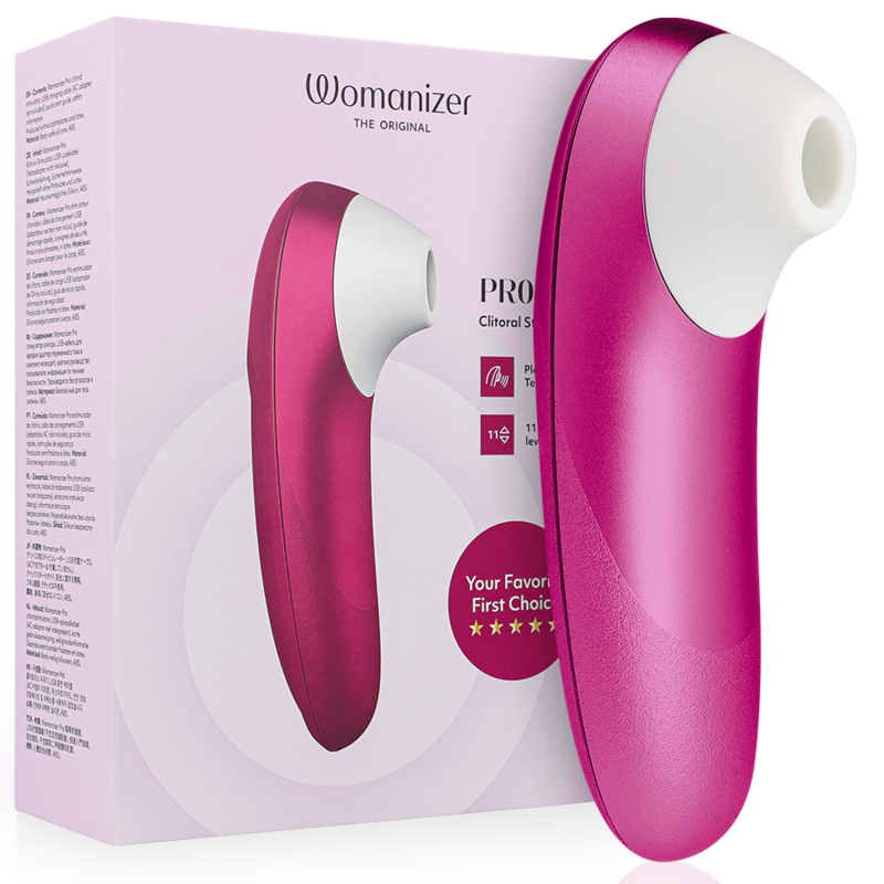 WOMANIZER - PRO VIBRERENDE CLITORALE STIMULATOR ROZE