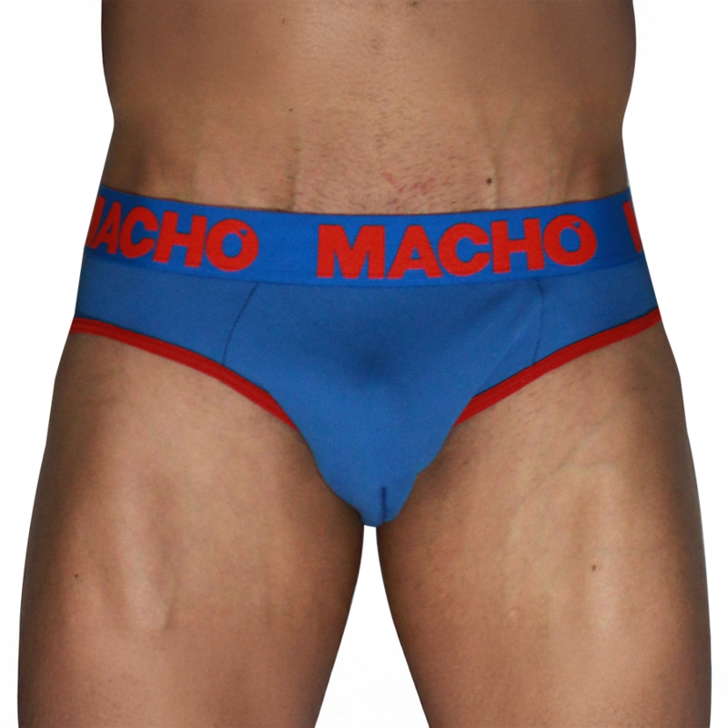 MACHO - MCH005 CLASSIC SLIP BLUE + RED S