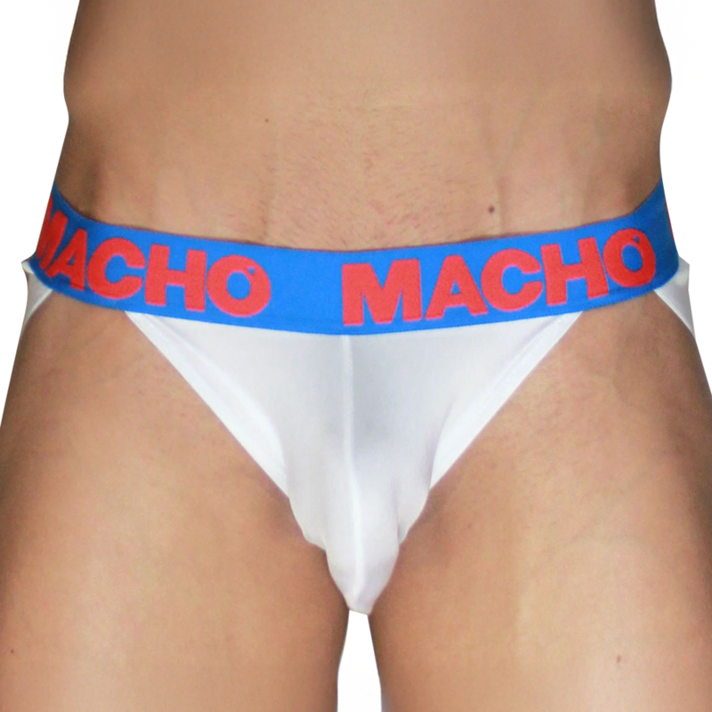 MACHO -  MX29AZ WHITE JOCK + DARK BLUE S