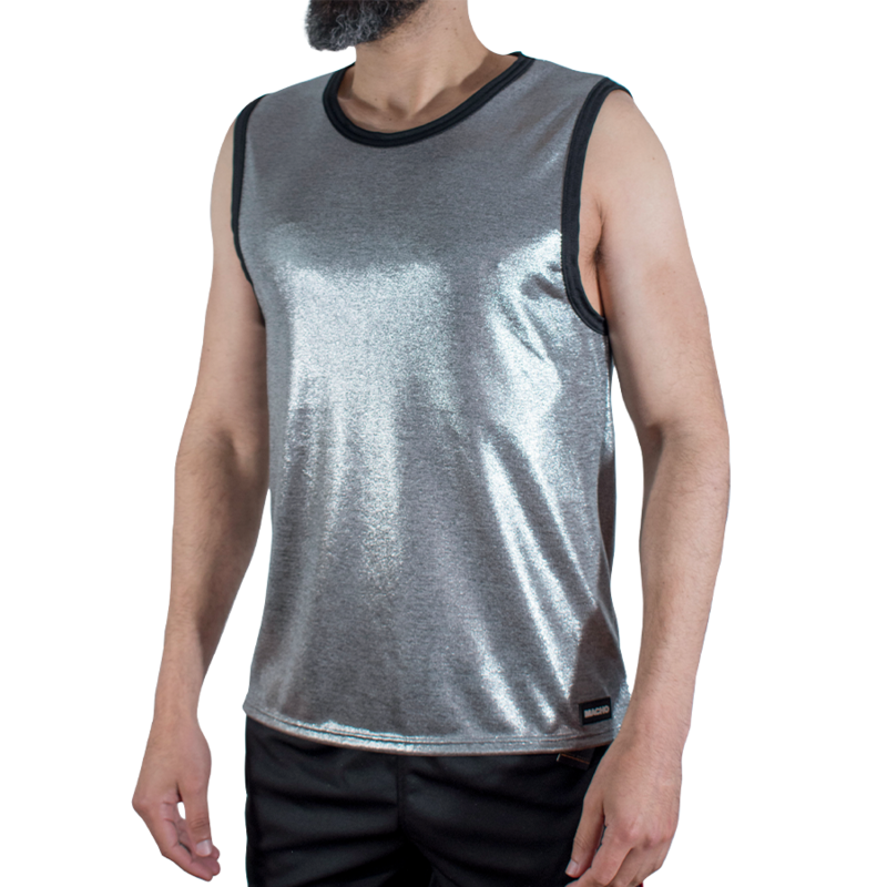 MACHO - FINE GLITTER T-SHIRT S/M