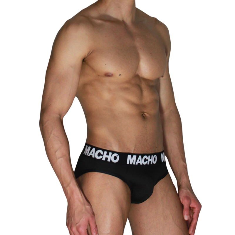 MACHO  - MCH007  CLASSIC SLIP BLACK + BLACK M