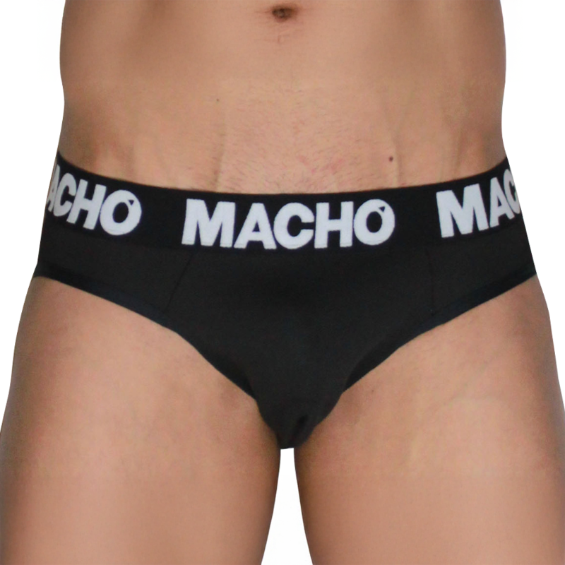 MACHO  - MCH007  CLASSIC SLIP BLACK + BLACK M