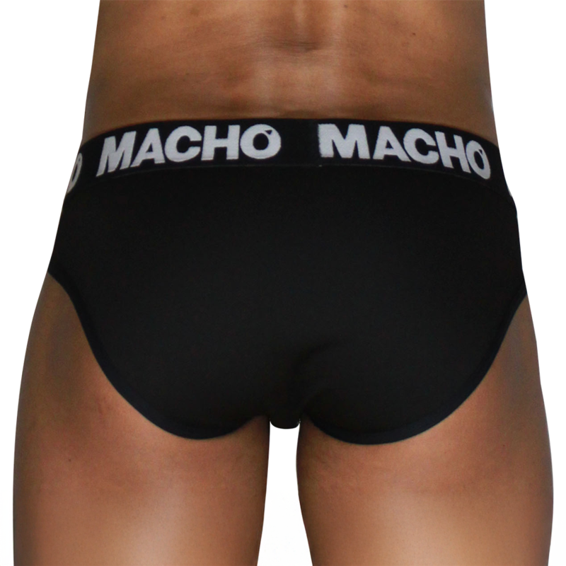 MACHO  - MCH007  CLASSIC SLIP BLACK + BLACK L