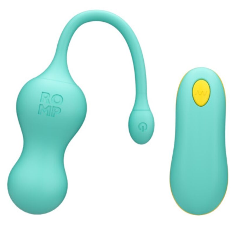 ROMP - CELLO MULTIFUNCTION VIBREREND EI TURQUOISE AFSTANDSBEDIENING