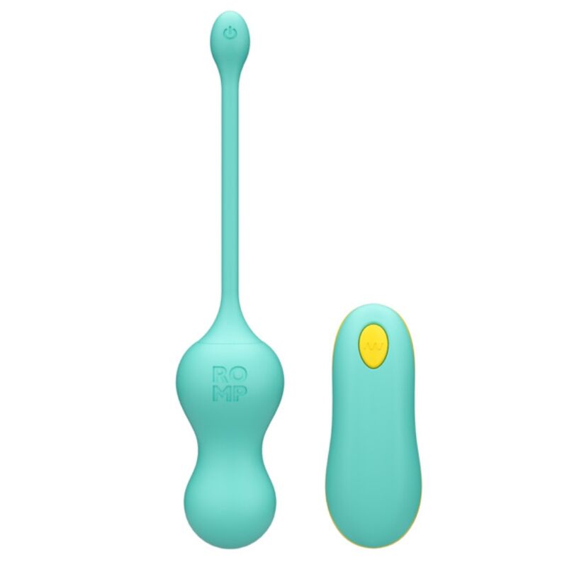 ROMP - CELLO MULTIFUNCTION VIBREREND EI TURQUOISE AFSTANDSBEDIENING