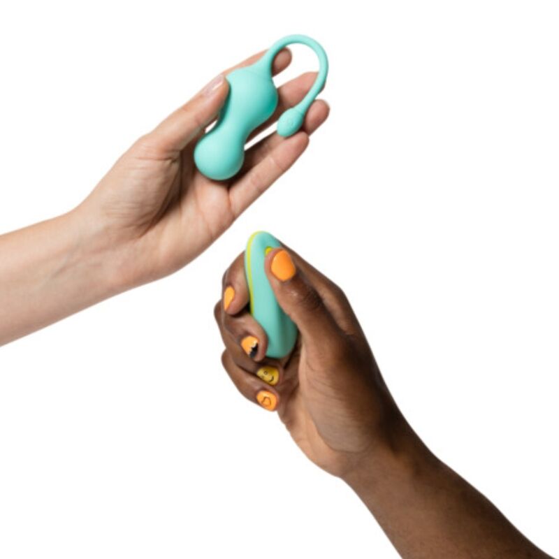 ROMP - CELLO MULTIFUNCTION VIBREREND EI TURQUOISE AFSTANDSBEDIENING