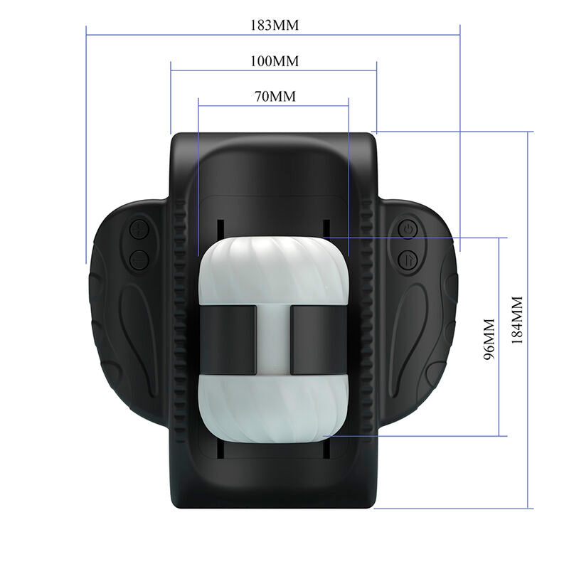 PRETTY LOVE - CALISTA UNIVERSAL AUTOMATIC MASTURBATOR BLACK